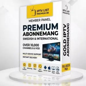 Sverige 8K IPTV ​​Köp premium IPTV i Sverige